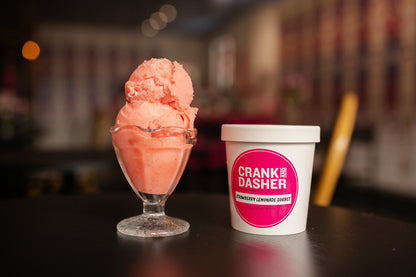 Strawberry Lemonade Sorbet